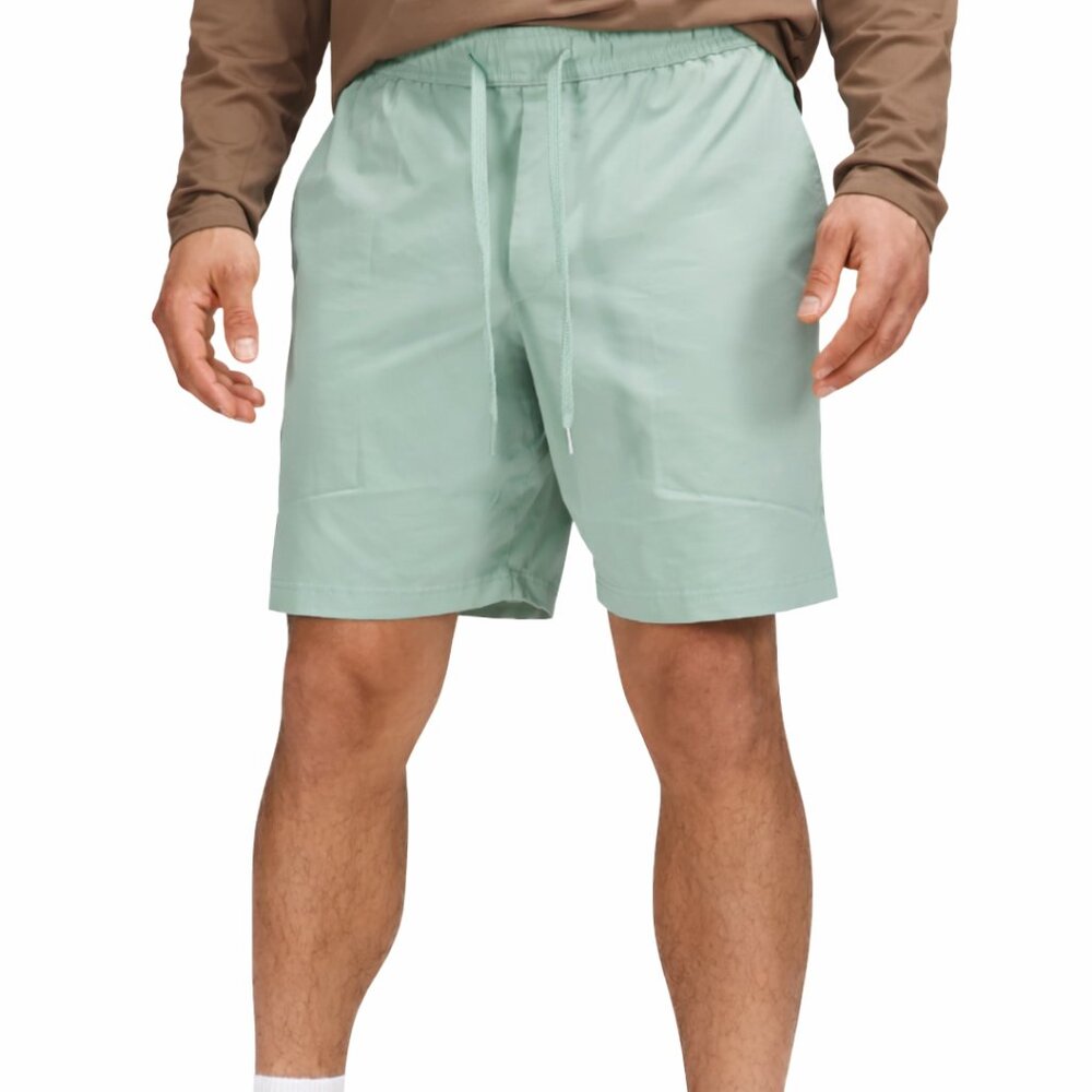 LULULEMON Bowline Shorts Water Repellent Stretch Ripstop ABC Men's Medium x 8"